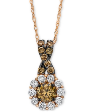 image of Le Vian Chocolate Diamond & Vanilla Diamond 18