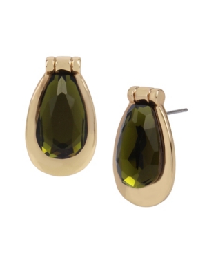 image of Robert Lee Morris Soho Olivine Doorknocker Stud Earrings