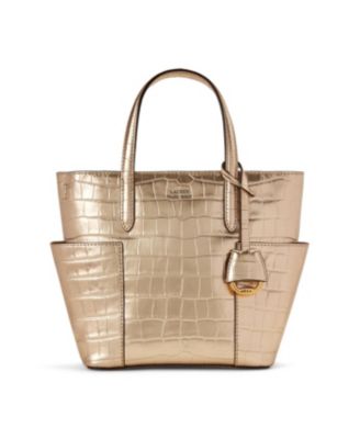 ralph lauren leather mini carlyle tote