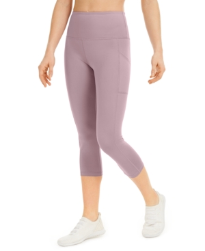 Ideology High-Rise Side-Pocket Cropped Leggings Created for Macy's