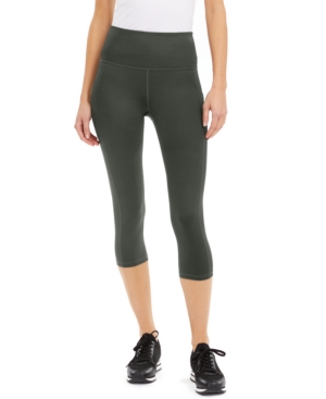 Ideology High-Rise Side-Pocket Cropped Leggings Created for Macy's