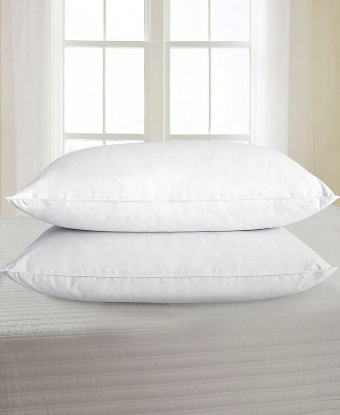 UNIKOME Standard/Queen Down Feather Bed Pillows, 2 Pack Macy's