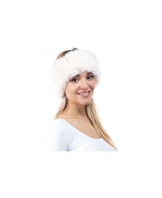 Women's Plush Faux Fur Stretch Headband