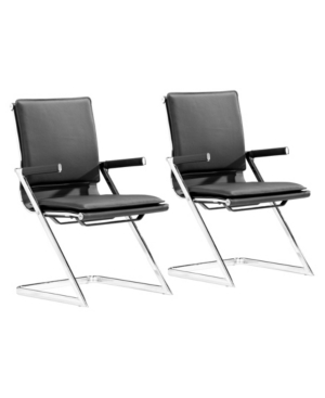 Shop Zuo Lider Plus Conference Chair, Set Of 2 In Black