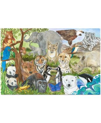 Melissa and Doug - Kids Toy, Endangered Species 48-Piece Floor Puzzle