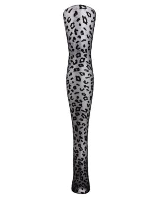 Women's Patterned Leopard Print Sheer Tights