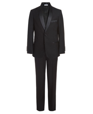 image of Calvin Klein Big Boys 2 Piece Tuxedo Suit Set