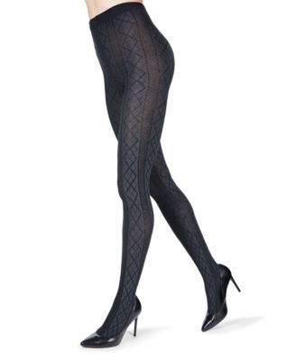 Patterned sweater tights hotsell