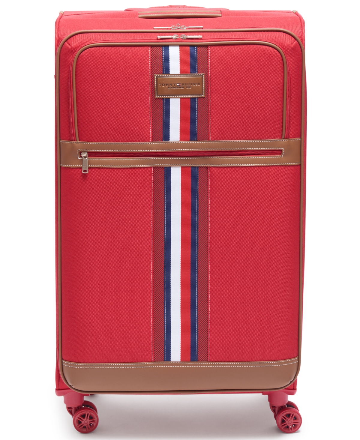 Tommy Hilfiger Closeout!  Logan 28" Softside Spinner In Red