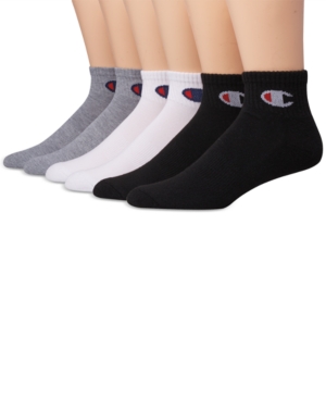 Champion Men's 6-Pk Ankle Sports Socks