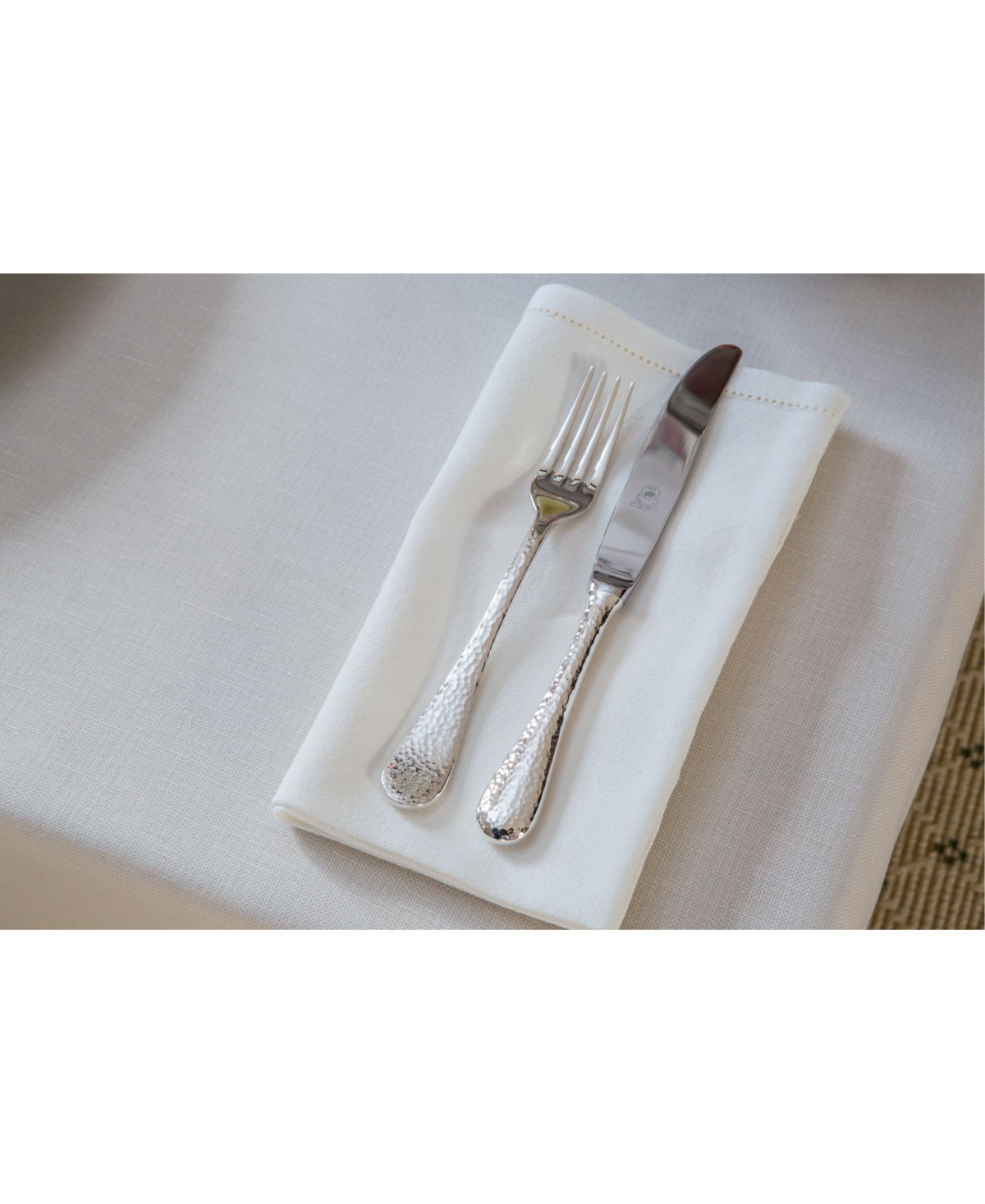 Mepra Serving Set Fork and Spoon Flatware Set, Set of 2 - Silver-tone