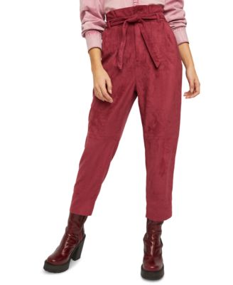 Free People - Nightfall Vegan-Suede Pants
