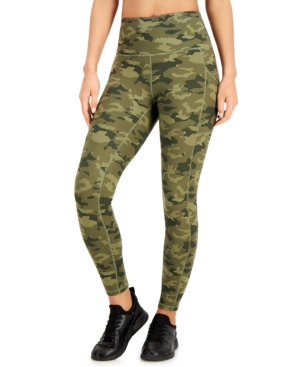 Ideology Camo Pocket 7/8 Length Leggings Created for Macy's