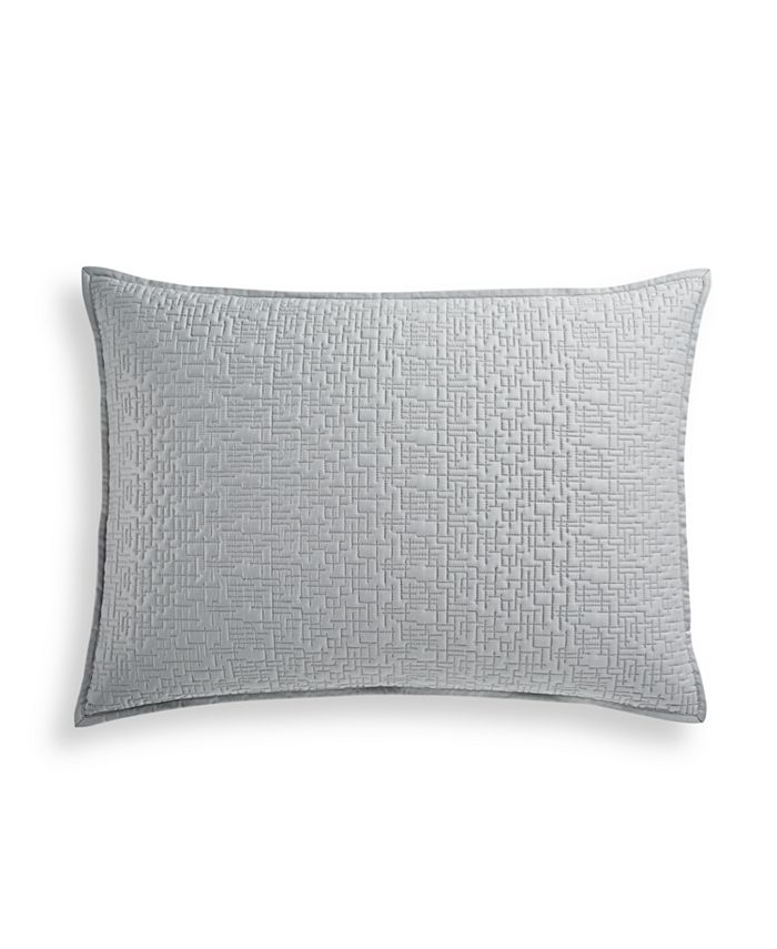 Hotel Collection Willow Bloom Quilted Sham, Standard, Created for Macy