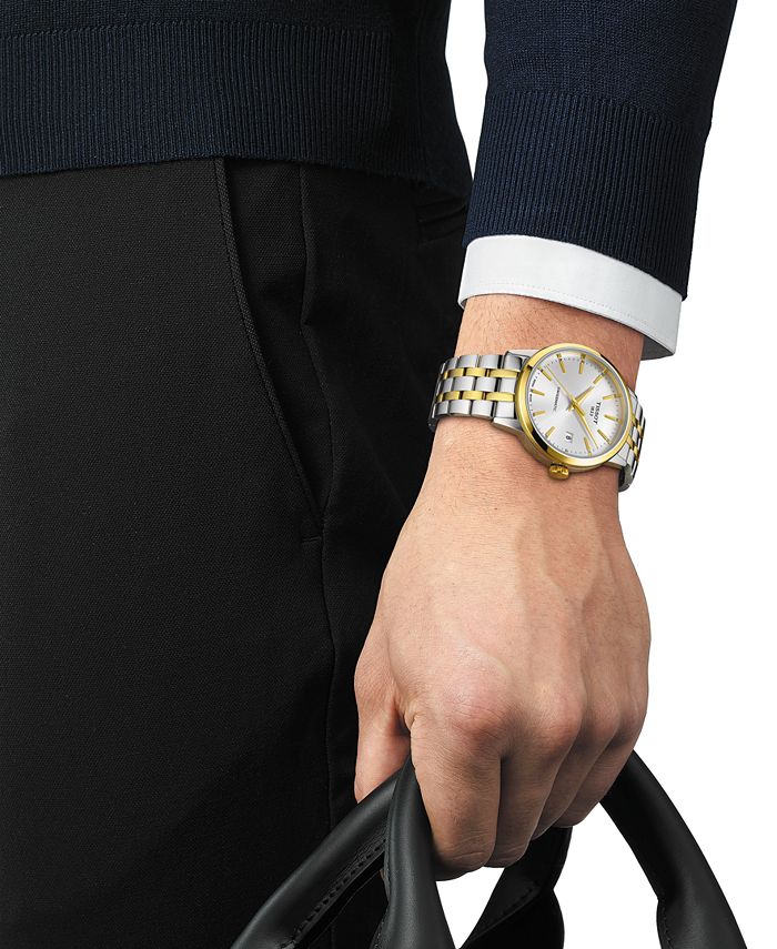 Tissot - Men's Swiss Automatic Classic Dream Two-Tone Stainless Steel Bracelet Watch 42mm