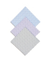 ConStruct x Best Friends Unisex Mini Paw Print Bandanas, 3 Pack - Medium Purple