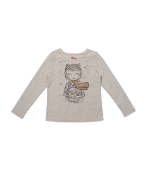 image of Epic Threads Little Girls Long Sleeve Graphic Tee