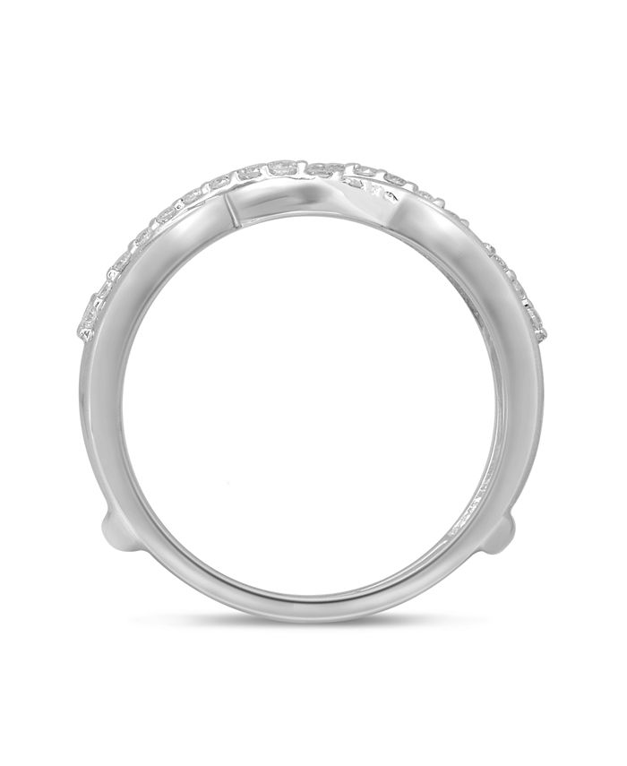 Macy's - Diamond Enhancer Ring Guard (1/3ct. tw.) in 14K White Gold