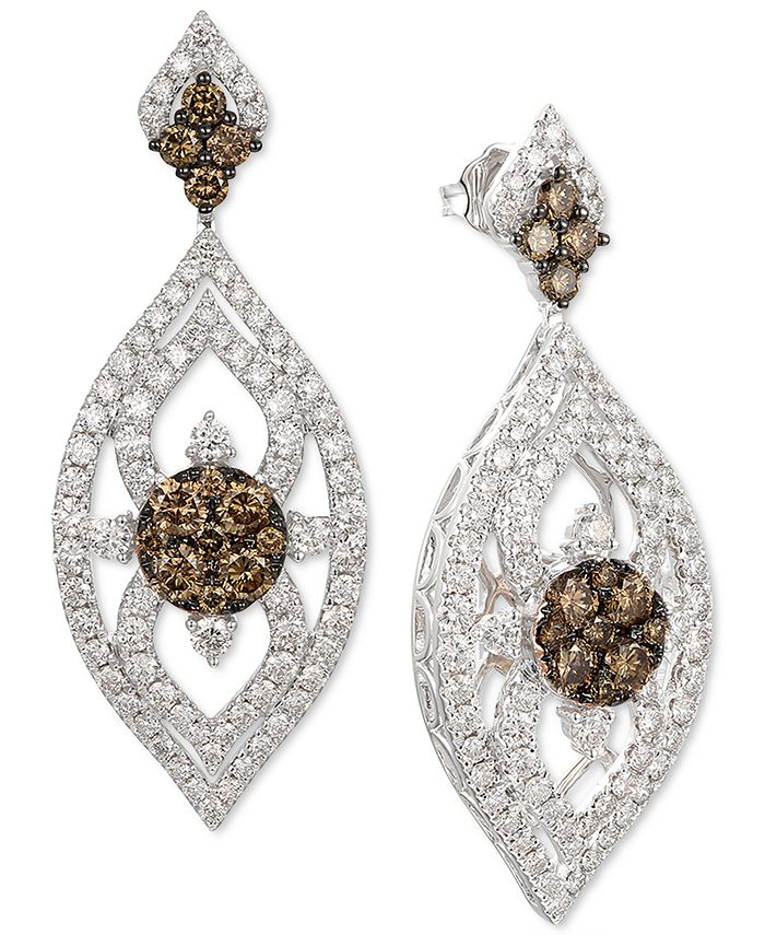 Macy's chocolate deals diamond earrings