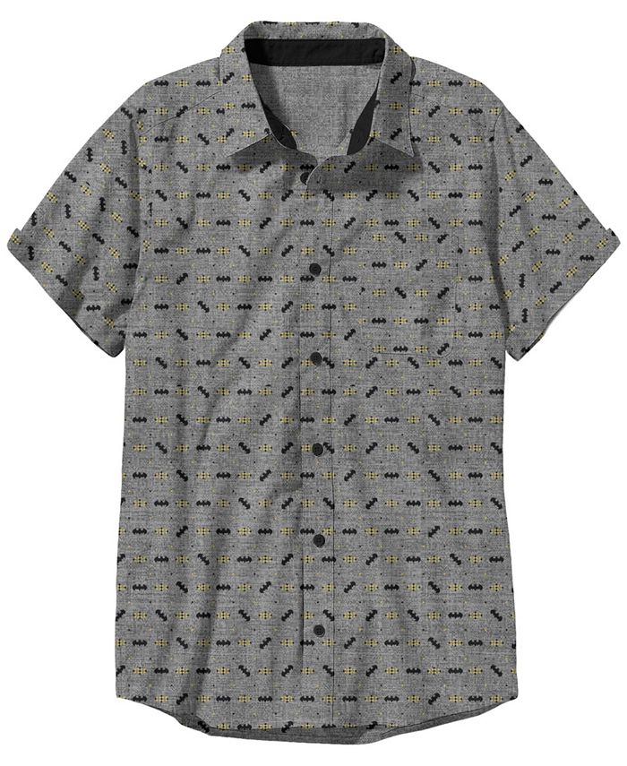 Fifth Sun Men's Batman Bat Button-up Woven Shirt - Macy's