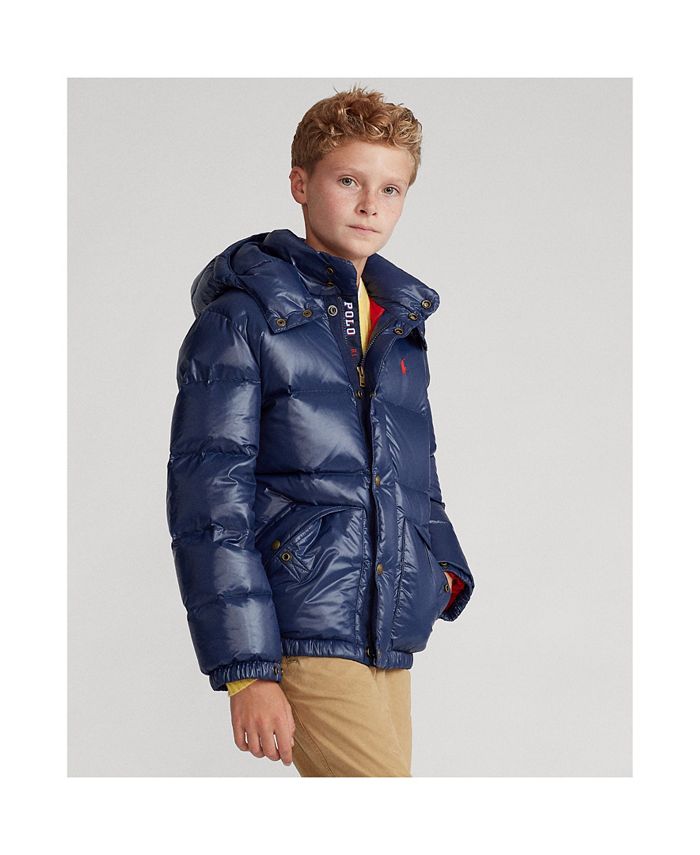 Polo Ralph Lauren Big Boys Water Repellent Down Jacket & Reviews - Coats &  Jackets - Kids - Macy's