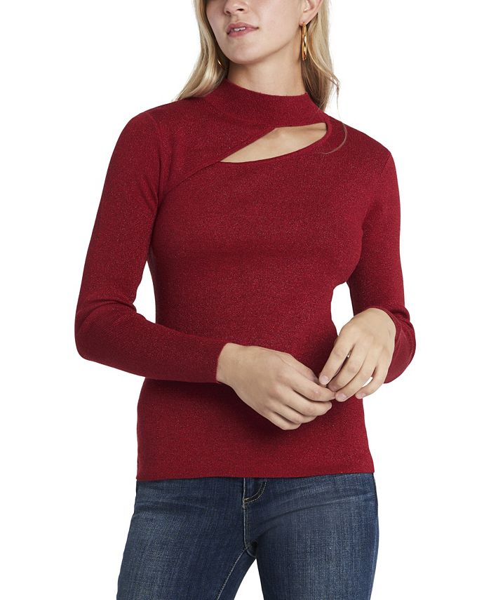Vince camuto cut out sweater cheap