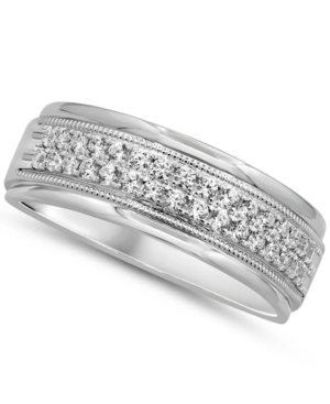image of Men-s Diamond (1/2 ct. t.w.) Ring in 10K White Gold