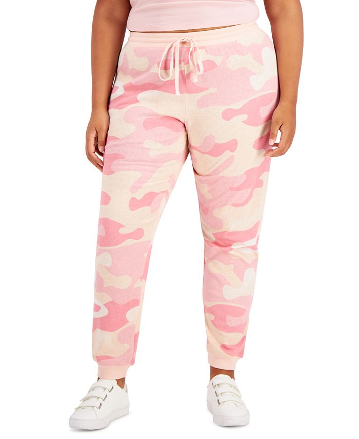 Plus size camo sweatpants outlet