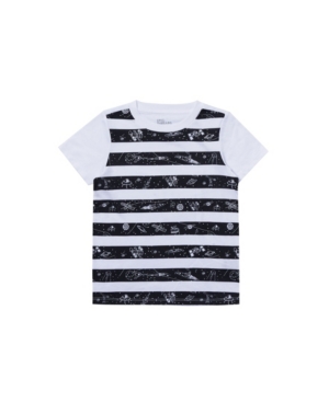 image of Epic Threads Toddler Boys Short Sleeve Striped Graphic Tee