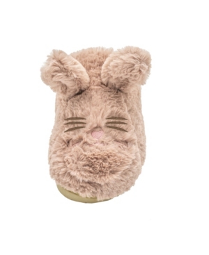 image of MinxNY Women-s Fuzzy Faux Fur Shearling Cat Slippers