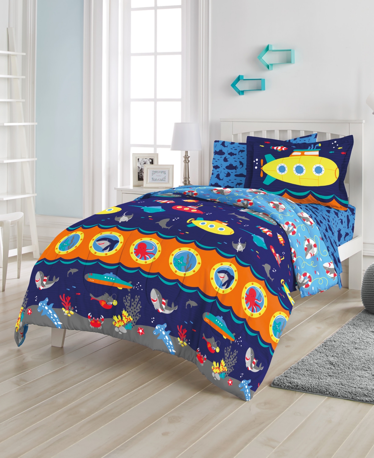 Dream Factory Kids Submarine Comforter Set