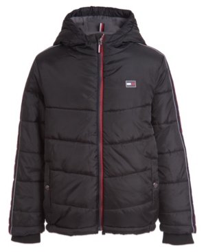 image of Tommy Hilfiger Toddler Boys Crosby Signature Puffer Jacket