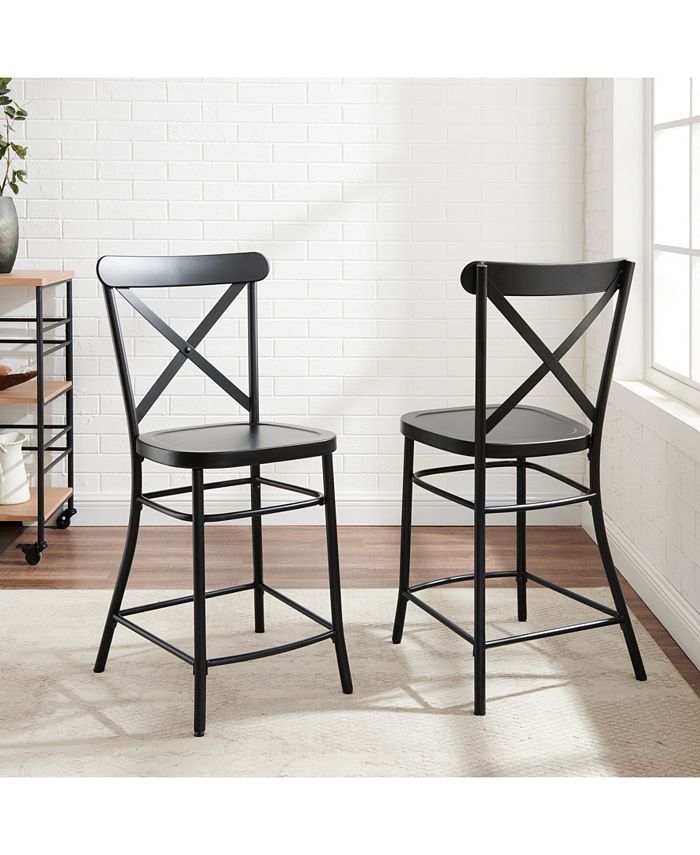 Crosley Camille 2 Piece Counter Stool Set Macy's