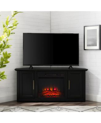 Camden 48" Corner TV Stand with Fireplace