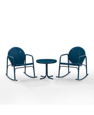 Griffith 3 Piece Outdoor Rocking Chair Set
