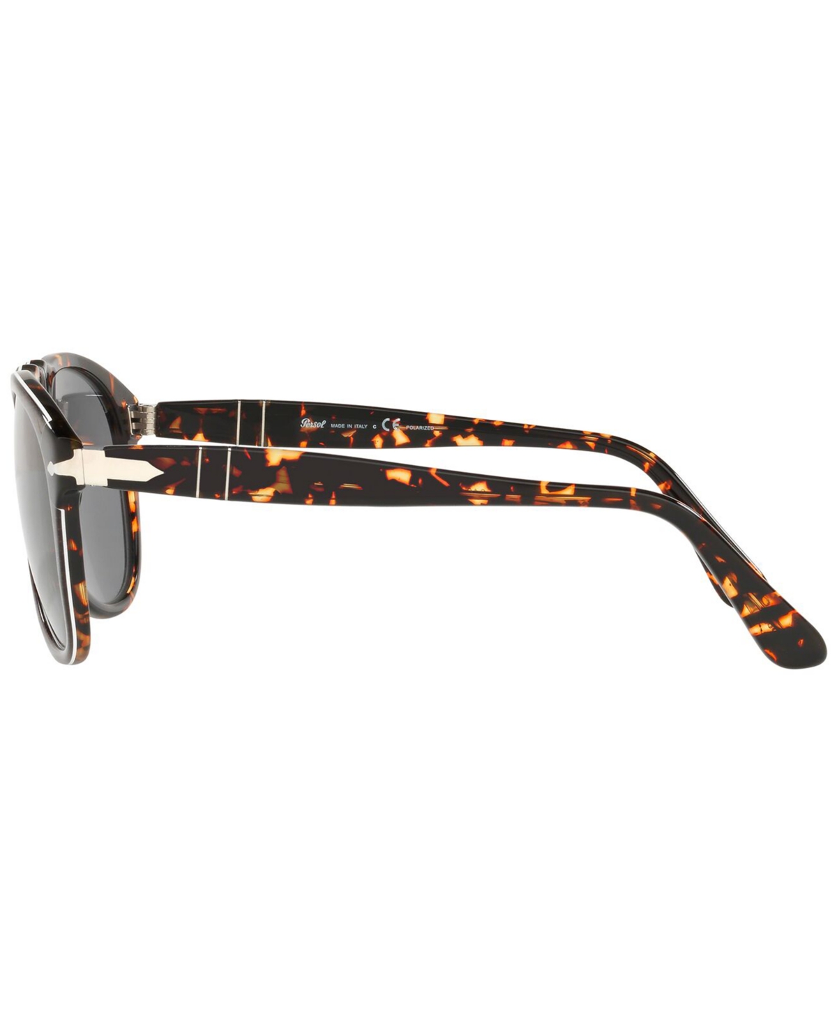 Persol Men's Polarized Sunglasses, PO0649 - GREY PRINCE OF WALES  HAVANA/POLAR GREY