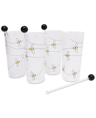 Martha Stewart Collection - Bee Drink Glasses