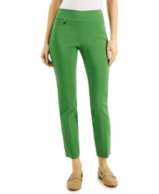Alfani - Petite Pants, Tummy-Control Skinny Pull-On