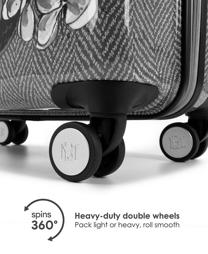 Badgley Mischka Essence 3-pc Hard Spinner Luggage Set - Macy's