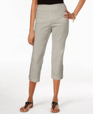 macy's white capri pants