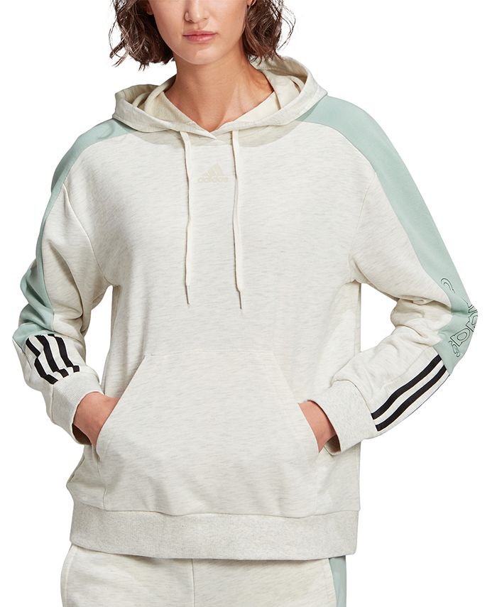 Adidas women's essentials online colorblock hoodie