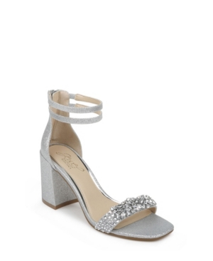 Jewel Badgley Mischka Women's Natala Block Heel Evening Sandal Women's Shoes