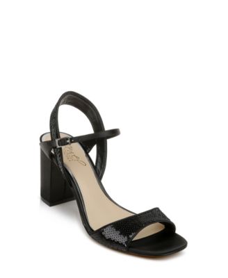 black heels with sequins