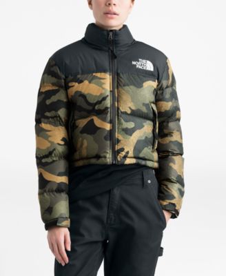 North face camo puffer jacket women's online