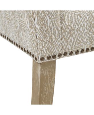 Welburn 49.5" Upholstered Bench with Back & Wood Legs