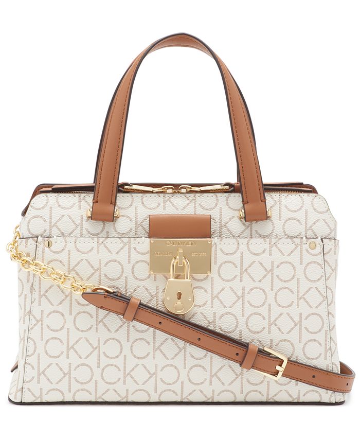 Calvin klein camille 2025 satchel