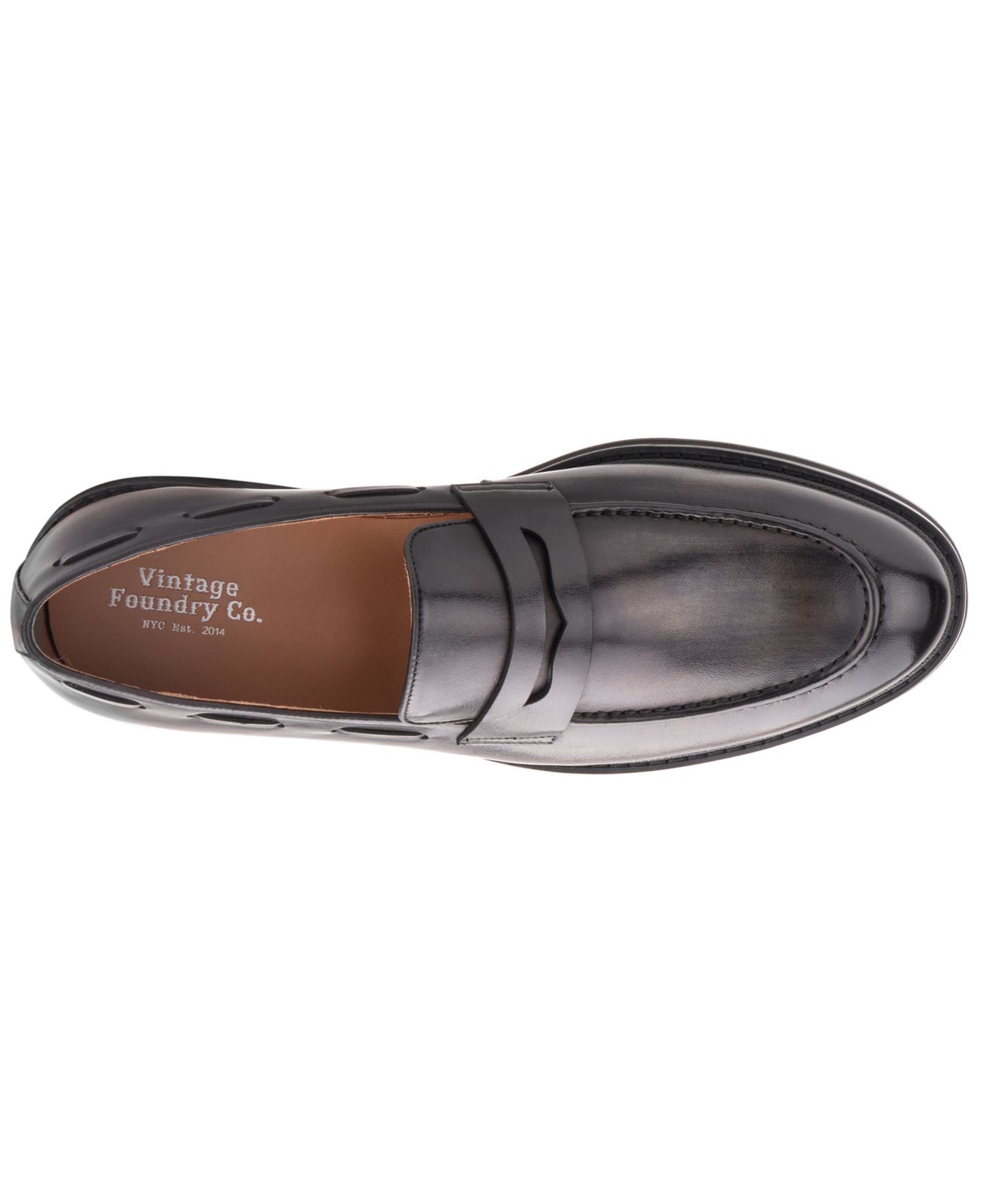 Мужские туфли Vintage Foundry Co Lionell Loafer, цвет: Чёрный — фото 4