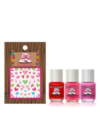 Piggy Paint Duft-Nagellack Set – 4 Fläschchen, Wasserbasiert & Ungiftig Für Kinder