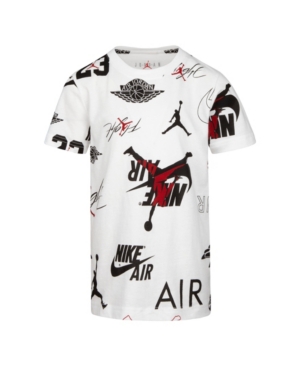image of Jordan Big Boys Logo Madness Short Sleeve T-shirt
