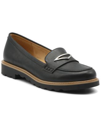 tommy hilfiger rimini lug loafer flats